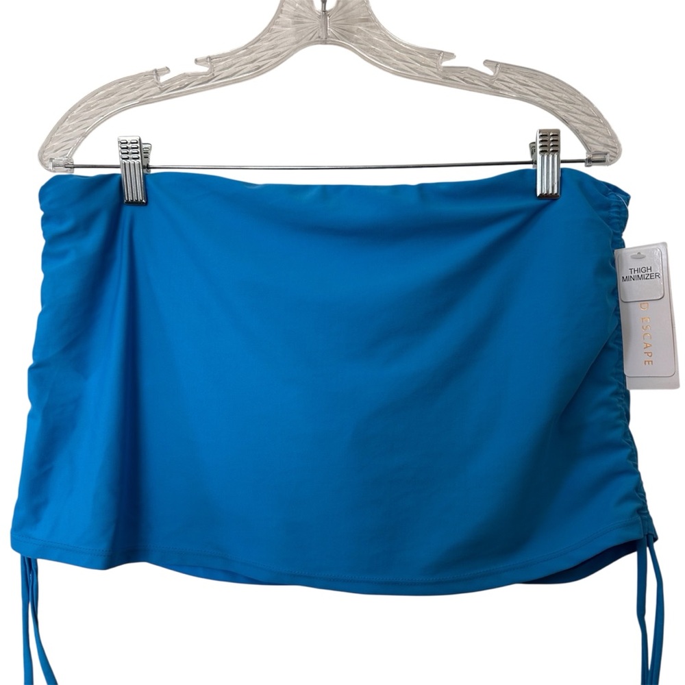 Island Escape Blue Hamptons Skirtini Swim Skort